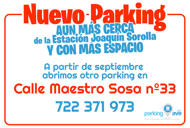 Abrimos nuevo parking en Septiembre